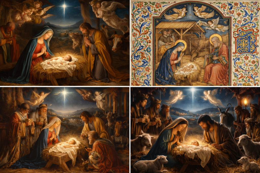 Nativität in Art, Literature, and Media